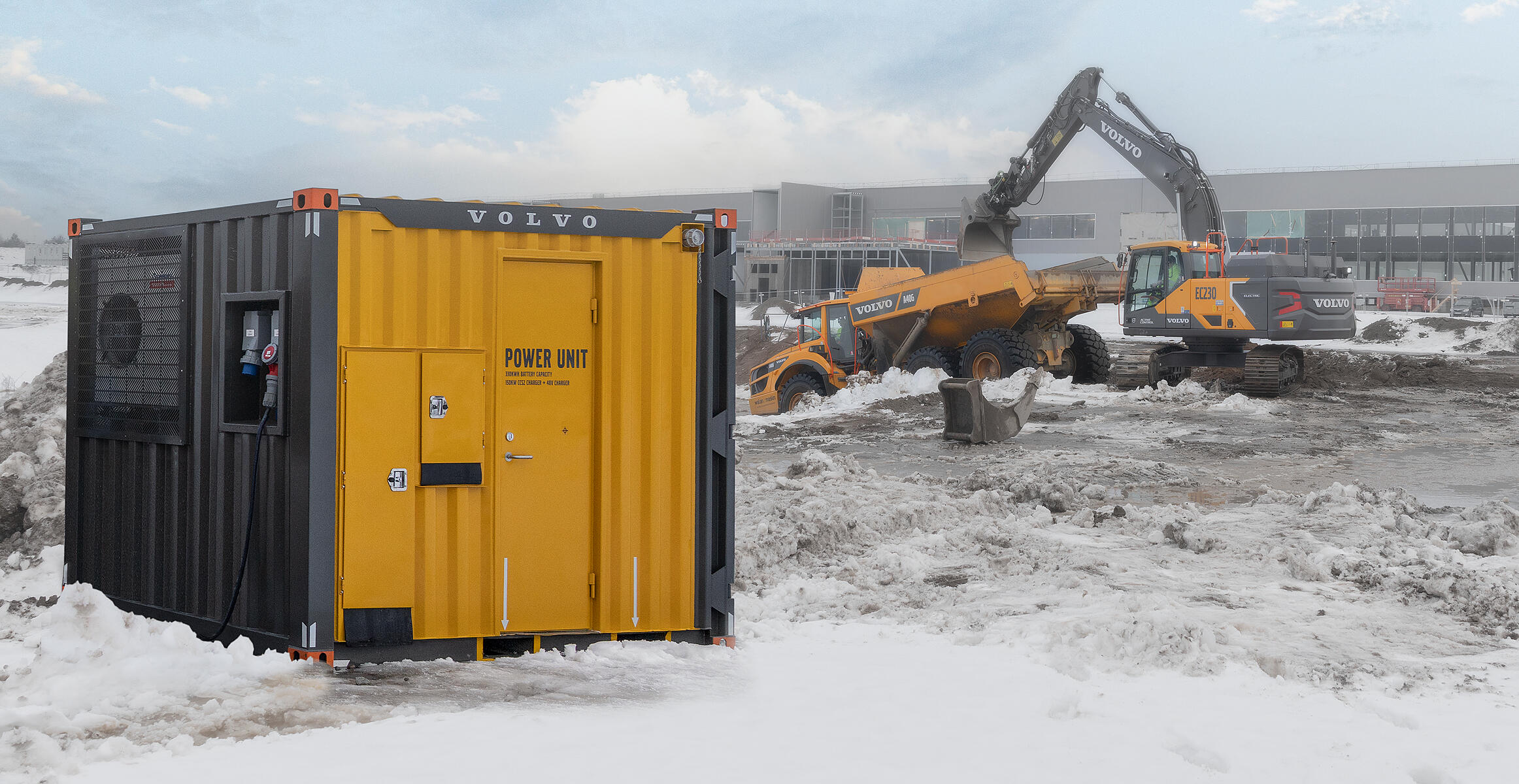 volvo charging solutions ec230 electric