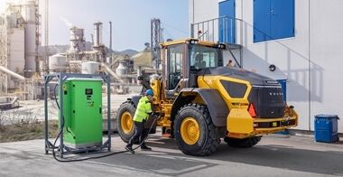 volvo electric large wheel loaders l90 electric