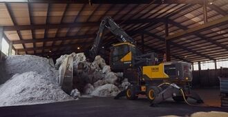 volvo wheeled excavator ew240emh grid electric