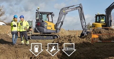 Volvo ECR58F – udstyr og detaljer