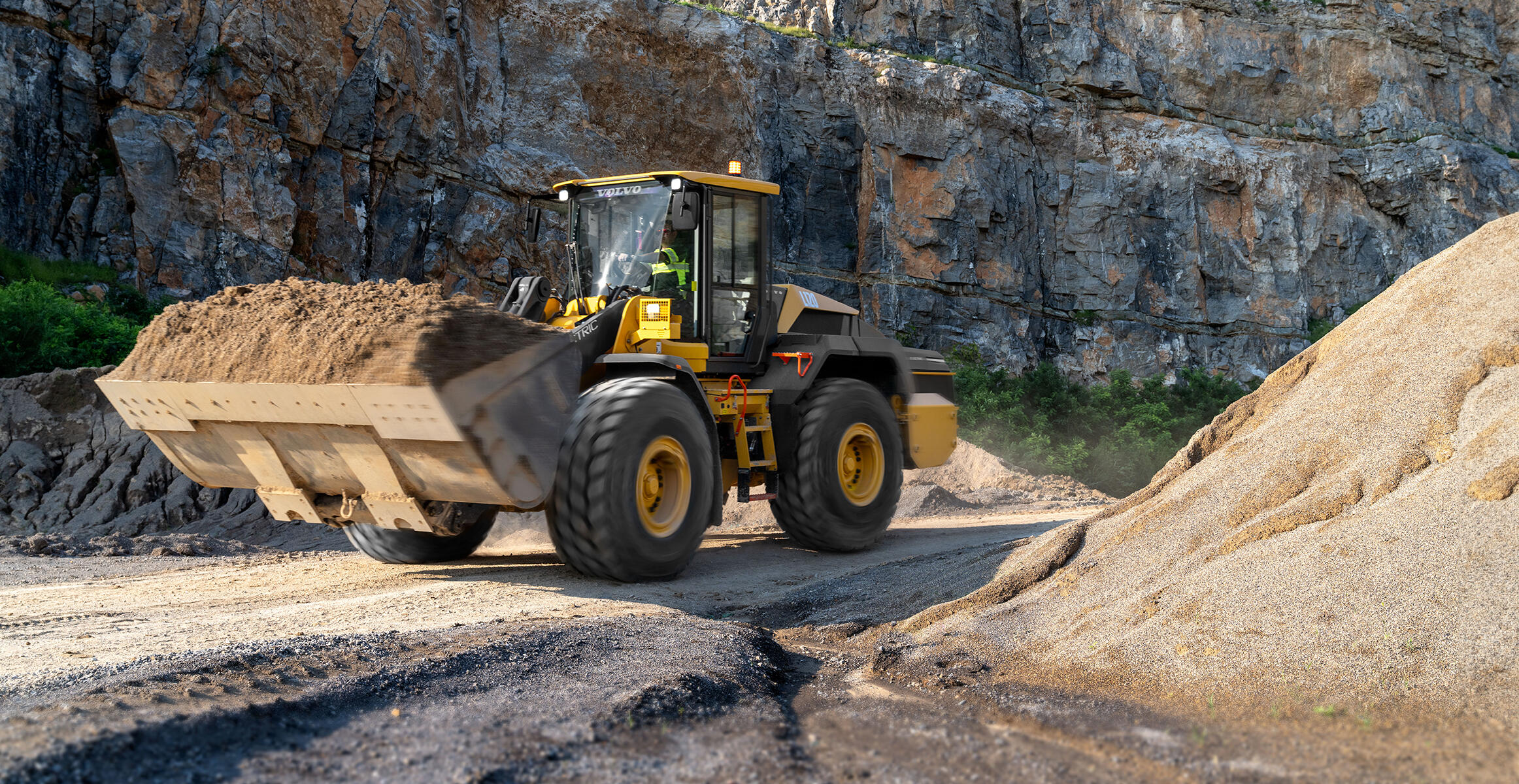 volvo electric large wheel loaders l120 electric c2