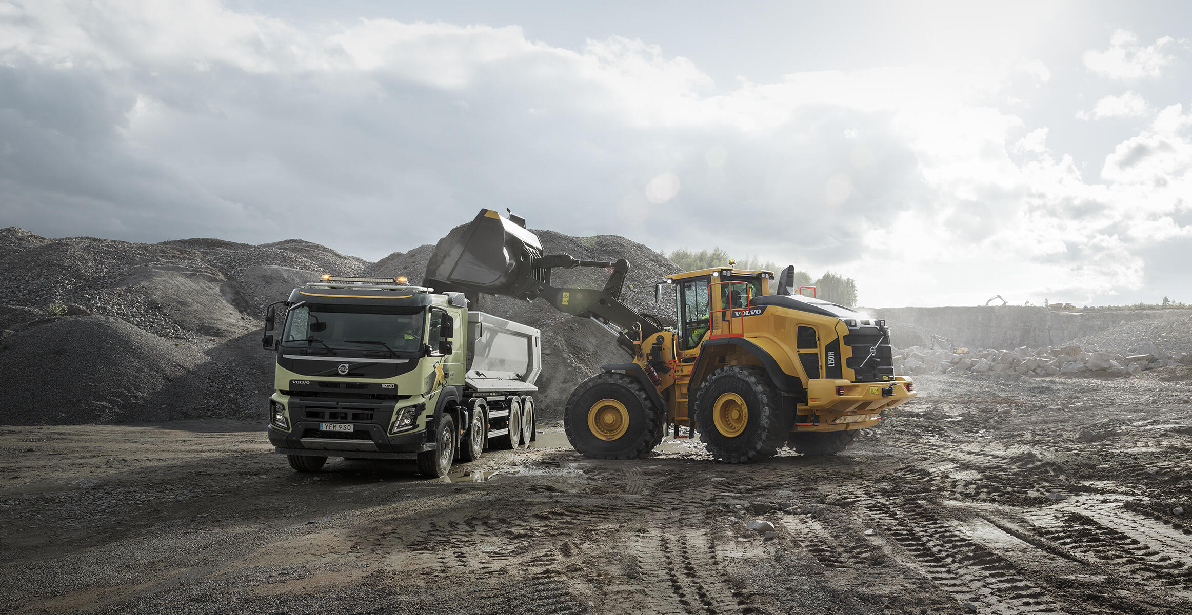 volvo large wheel loaders l150h