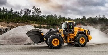 volvo large wheel loaders