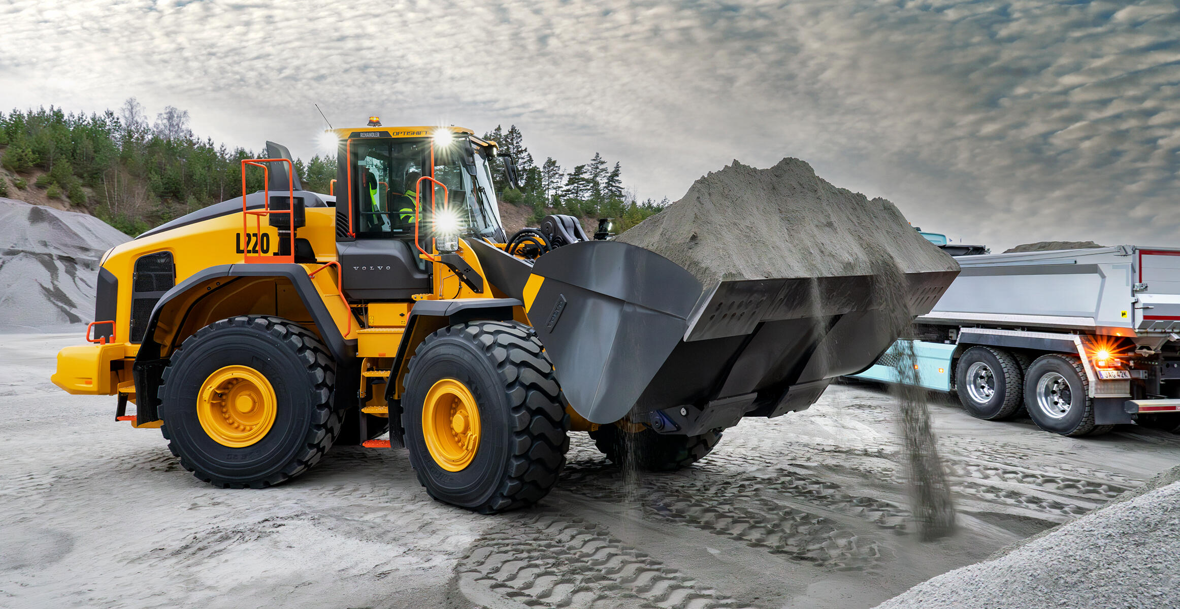 volvo large wheel loaders