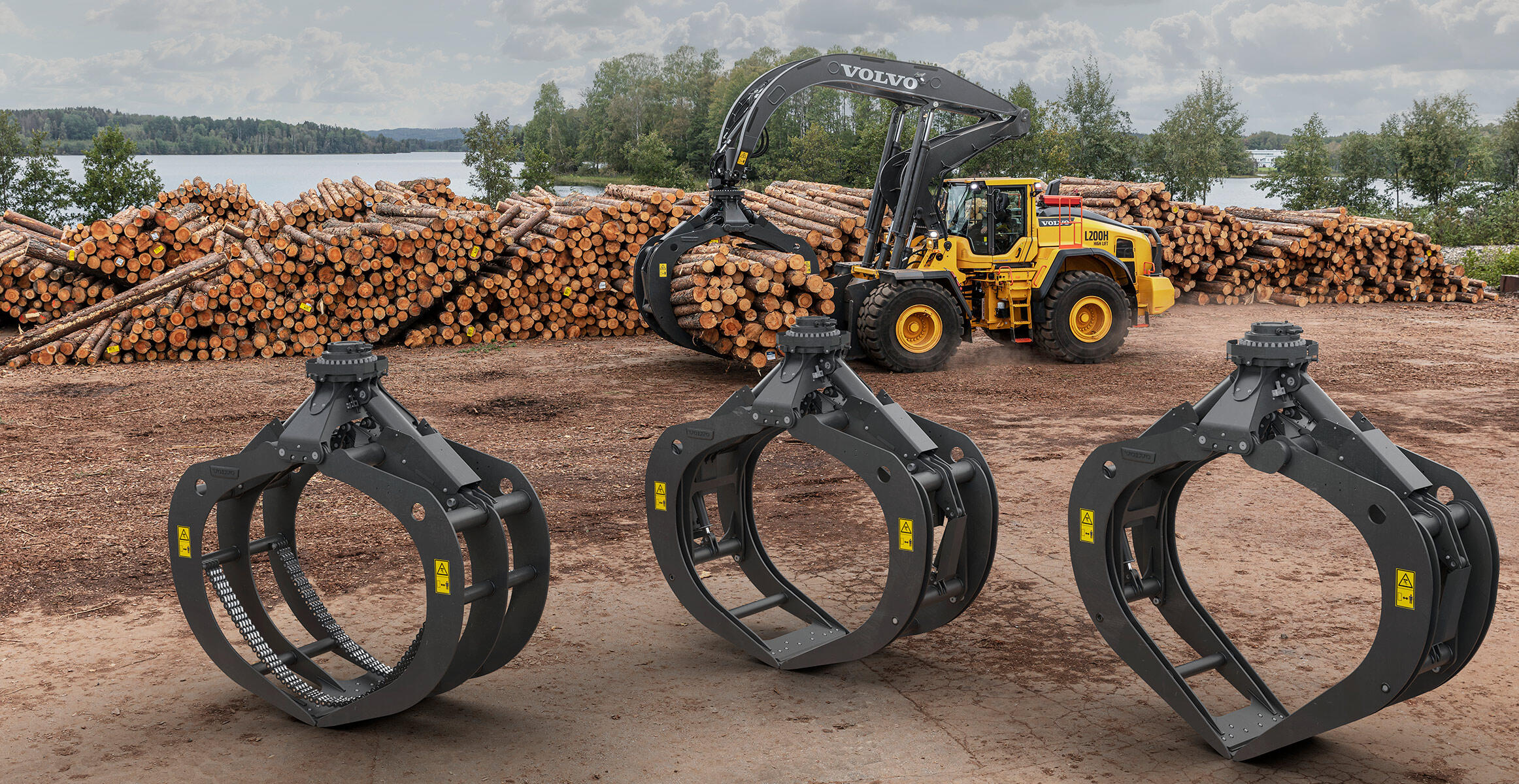 volvo large wheel loaders l200h hl