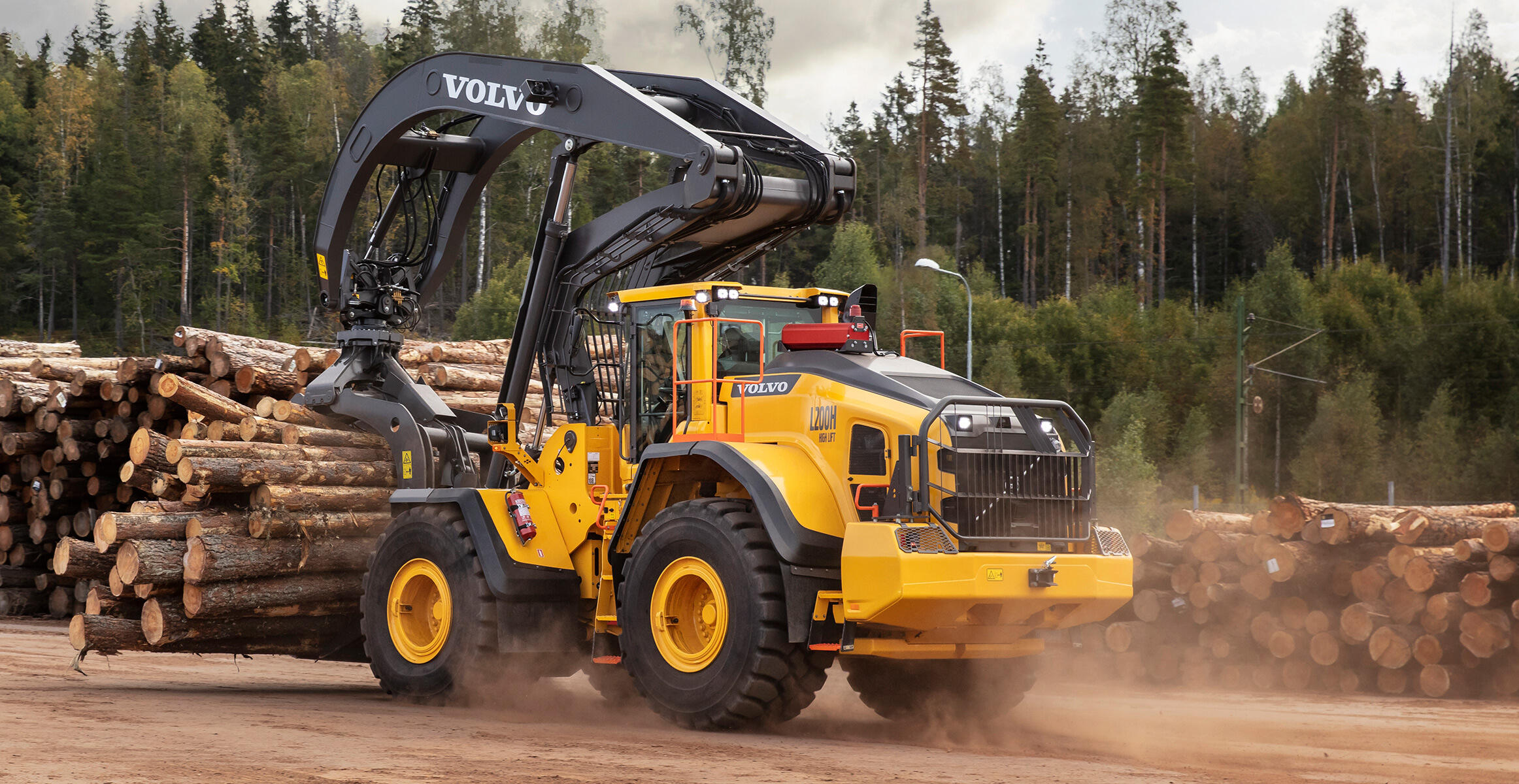 volvo large wheel loaders l200h hl