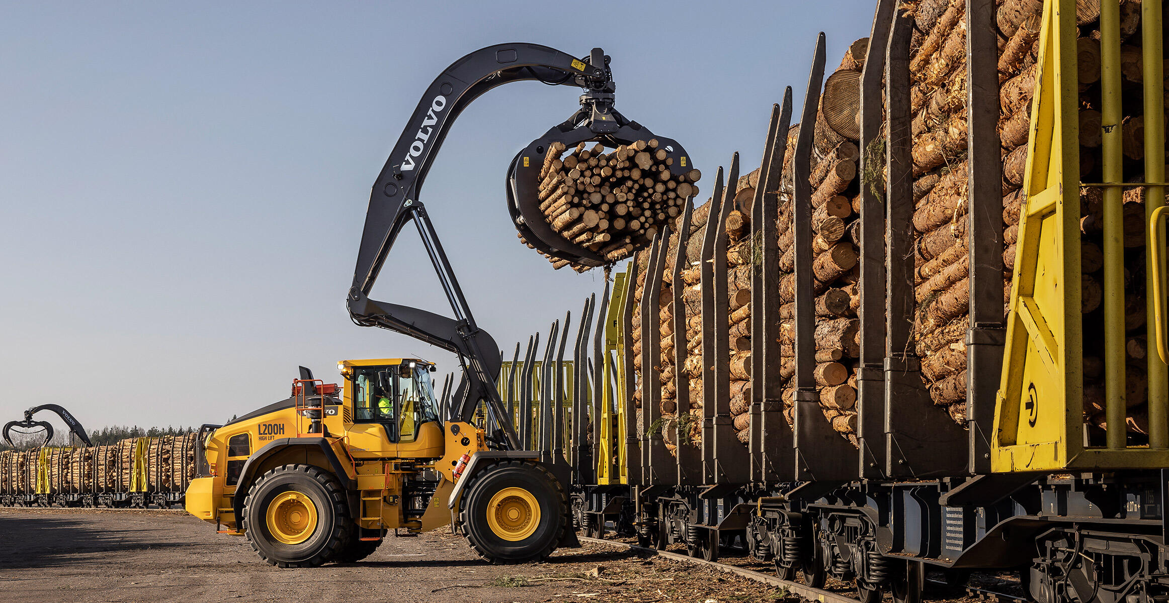 volvo large wheel loaders l200h hl