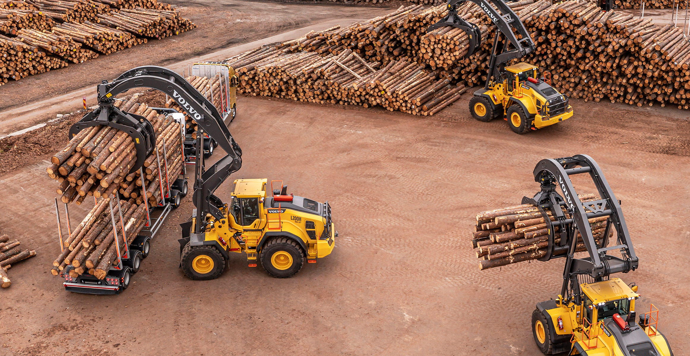 volvo large wheel loaders l200h hl