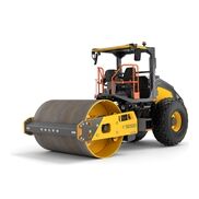 SD120 soil compactor with canopy configuration