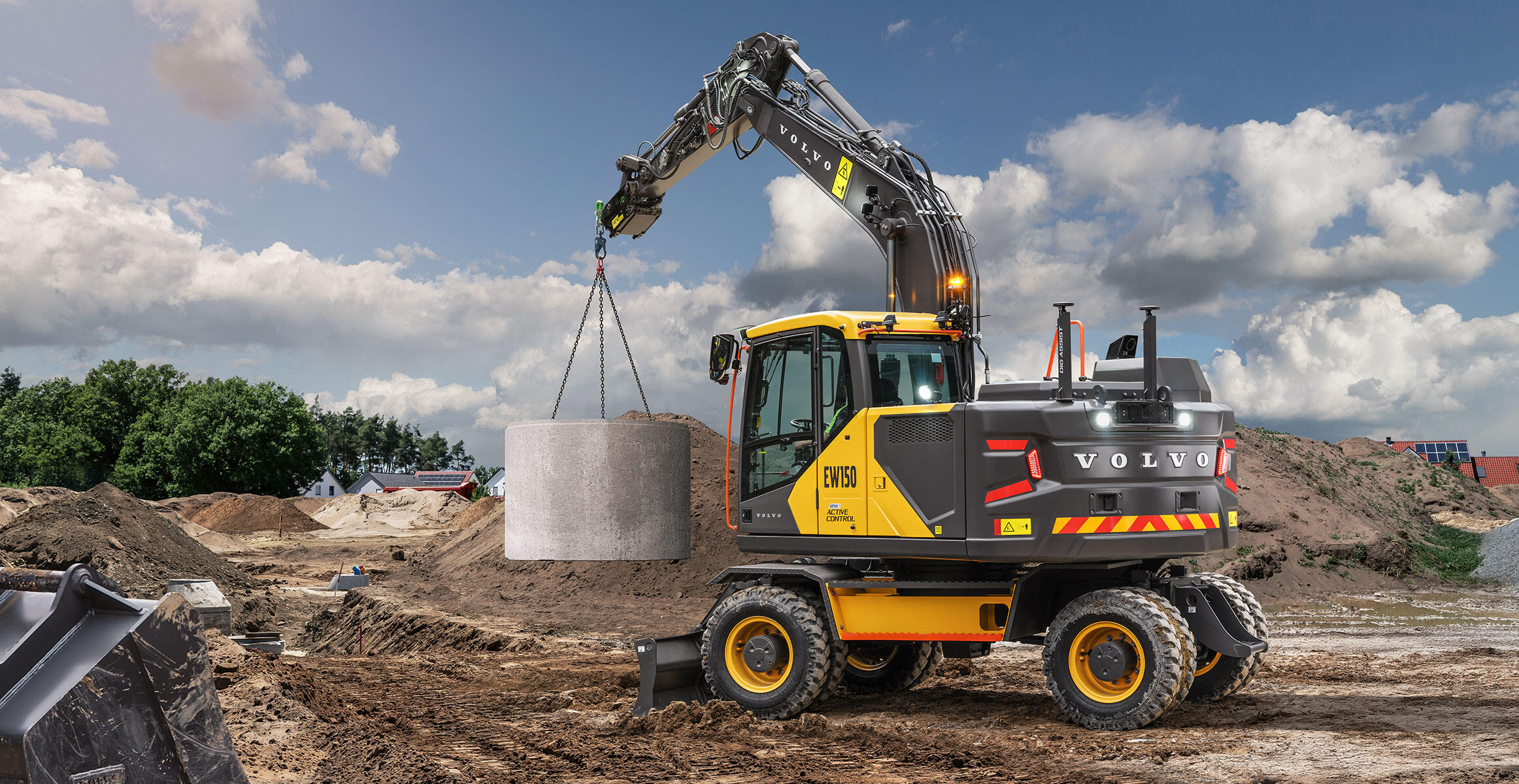 Volvo 휠 굴착기 EW150 Stage V
