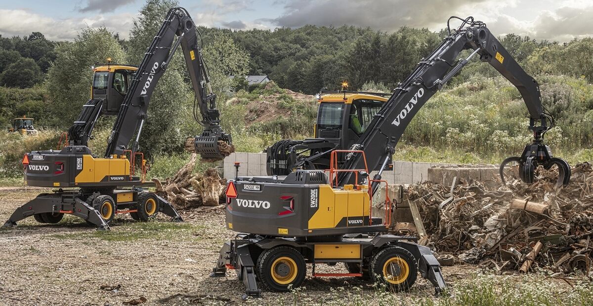 EW200E Material Handler | Bagger | Überblick | Volvo Construction Equipment