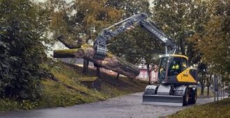 volvo wheeled excavators  stage v