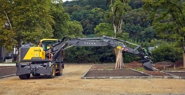 volvo wheeled excavators  stage v