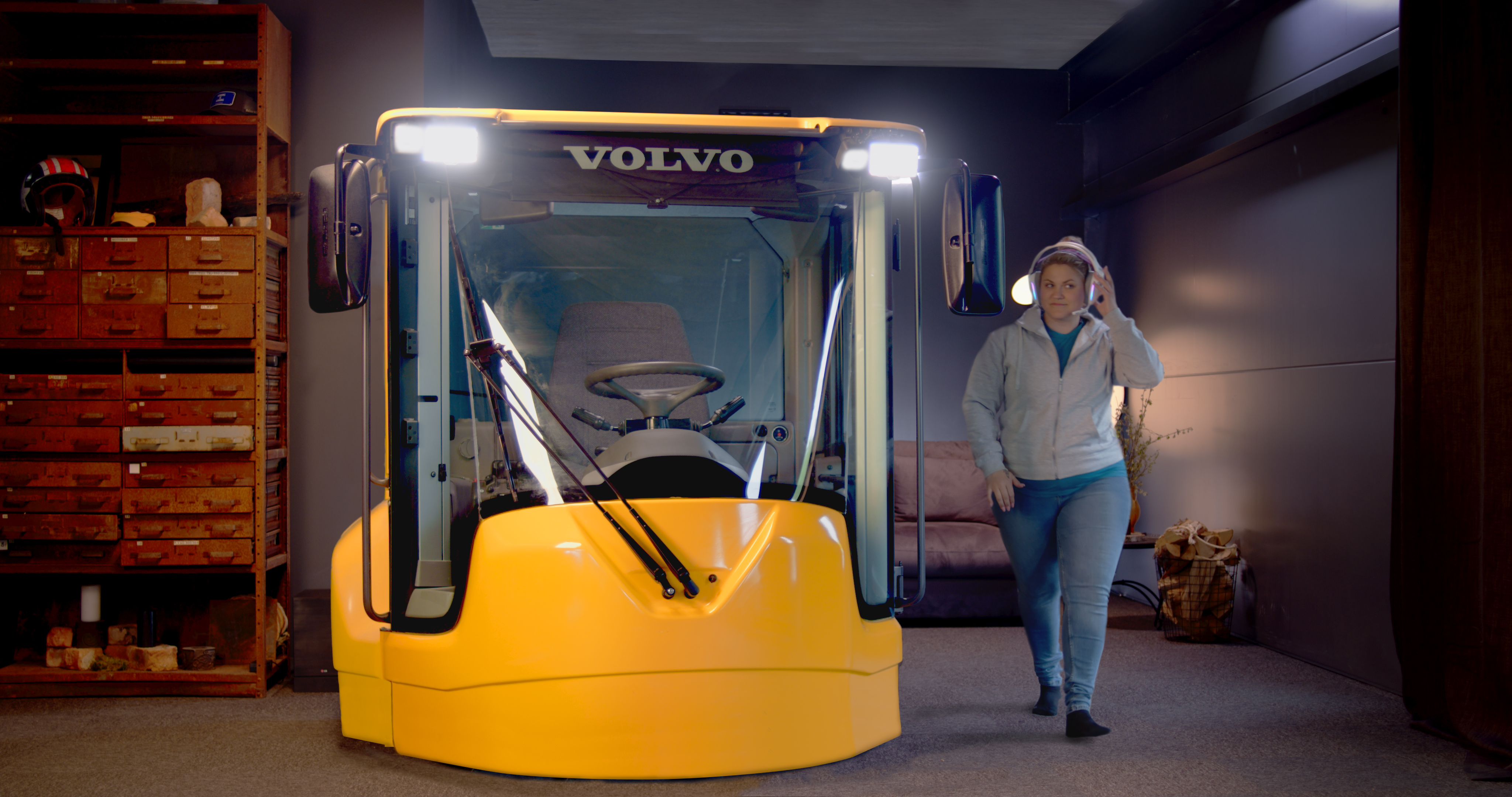 Farming Simulator at Volvo CE