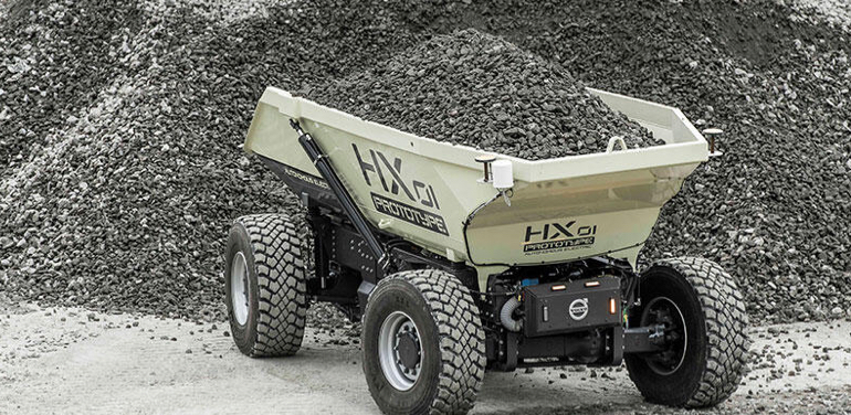 HX01 at a stoney worksite