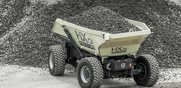 HX01 at a stoney worksite