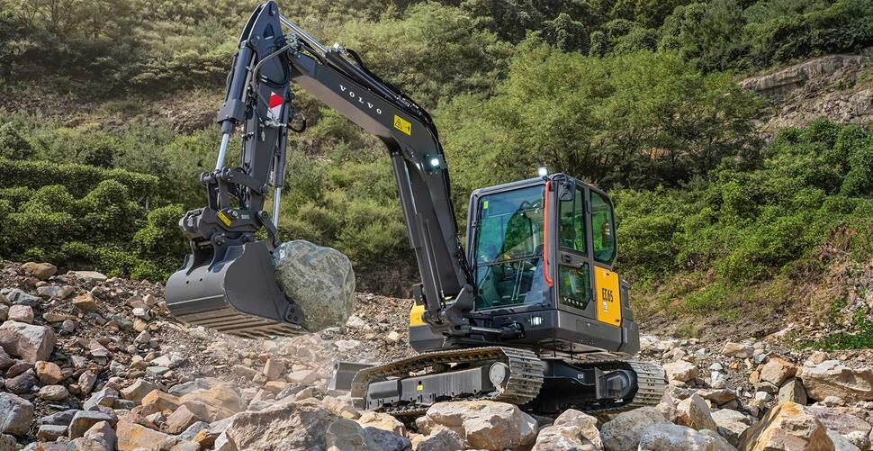 Volvo-ECR90-EC65-EW65-Excavator