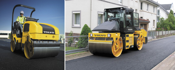 Volvo asphalt compactors