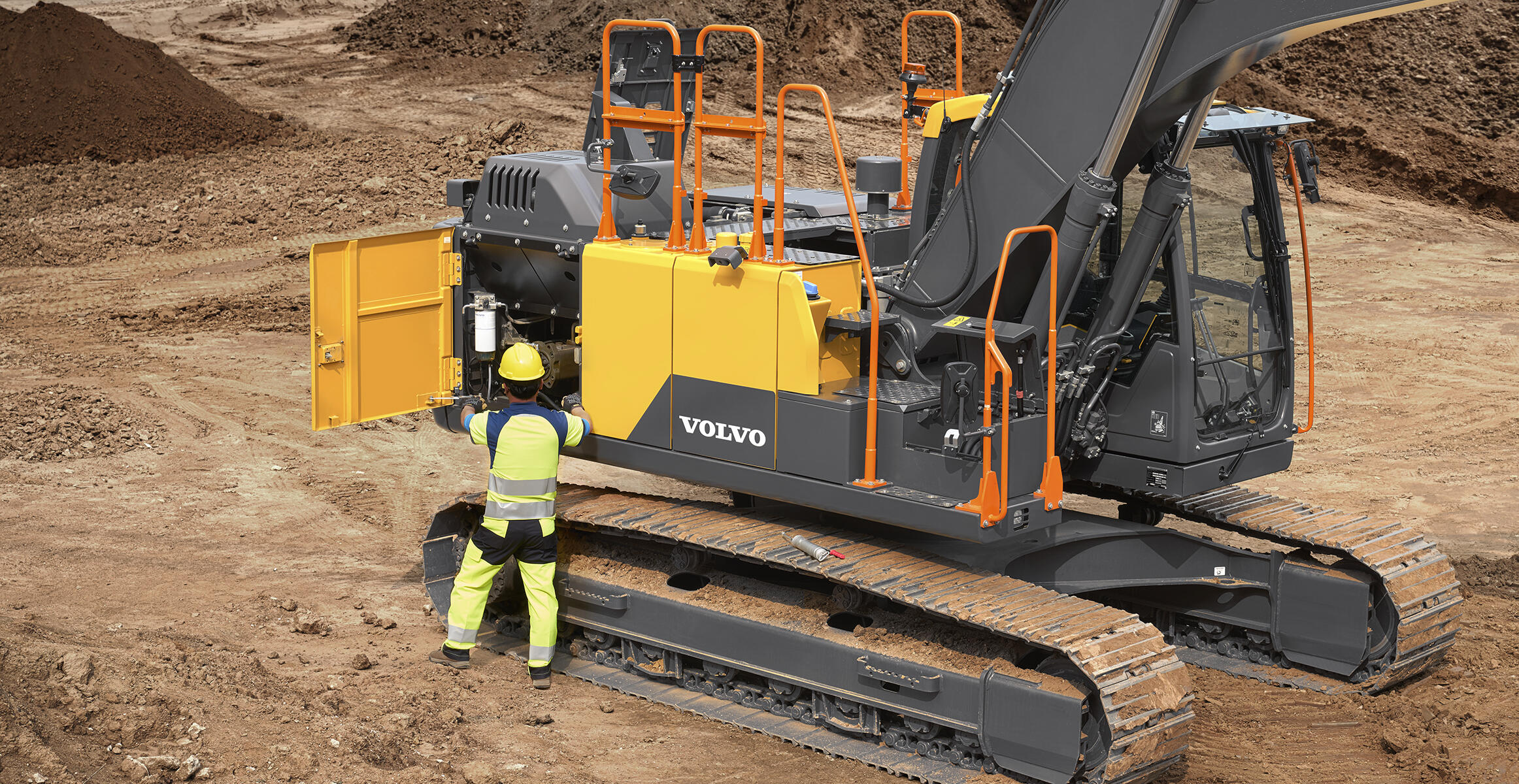 Excavadora de cadenas Volvo EC200E