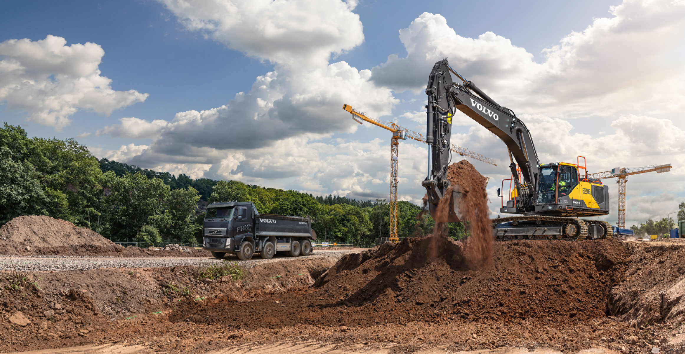 Volvo-Bagger EC350E
