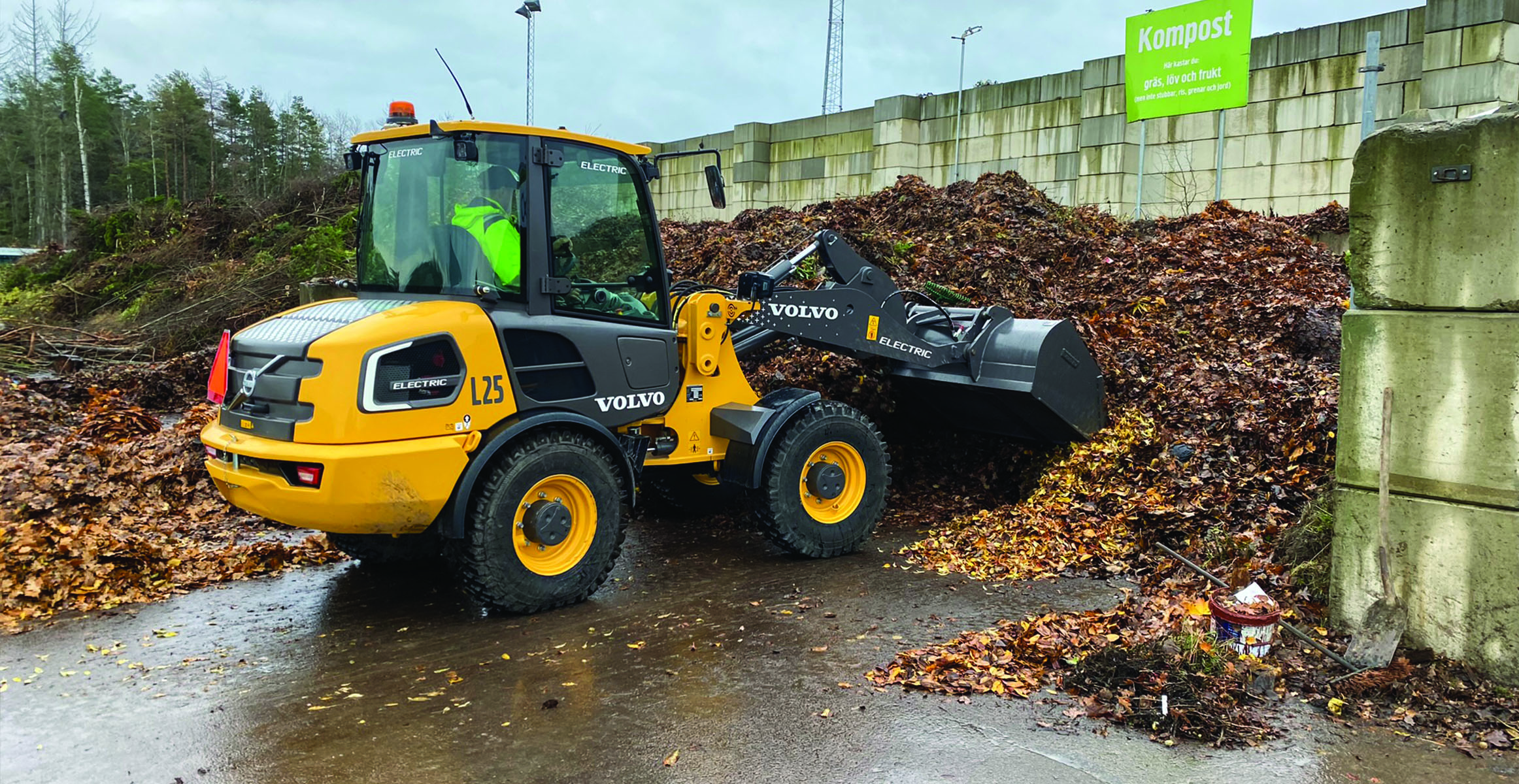 L25 Electric im Recycling Einsatz