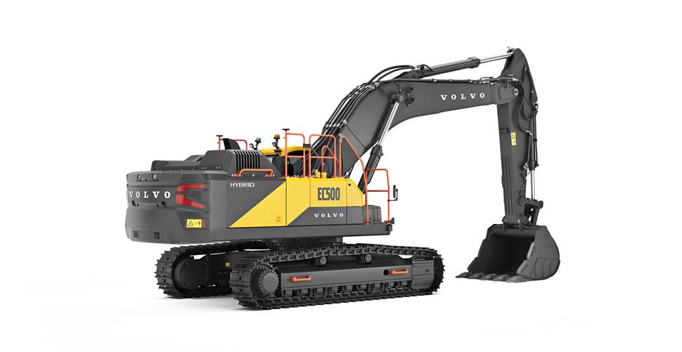 Volvo CE new hybrid excavators
