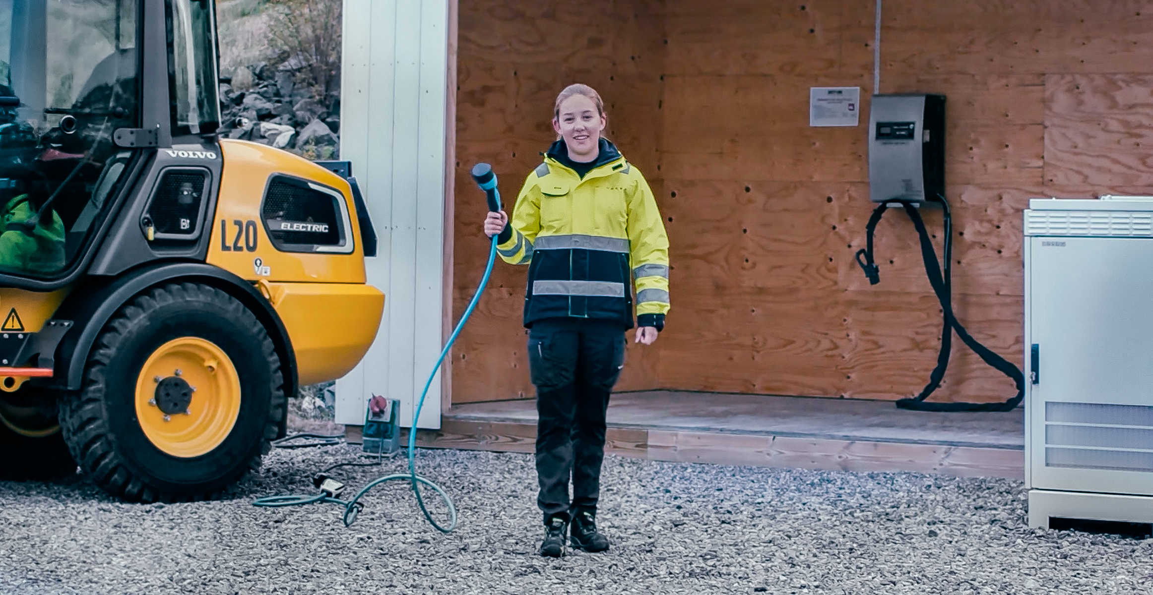 Opladning af Volvo L20