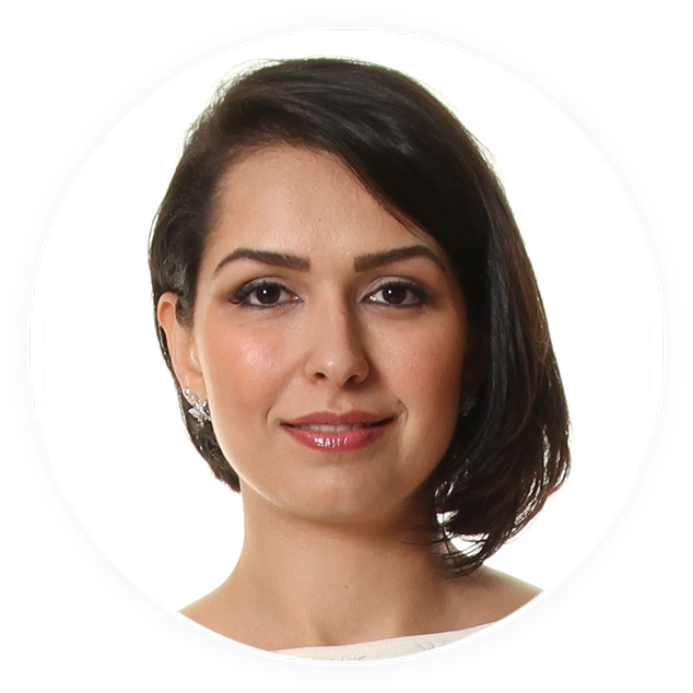 Azadeh Fazl Mashhadi, som ejer et servicetilbud hos Volvo CE