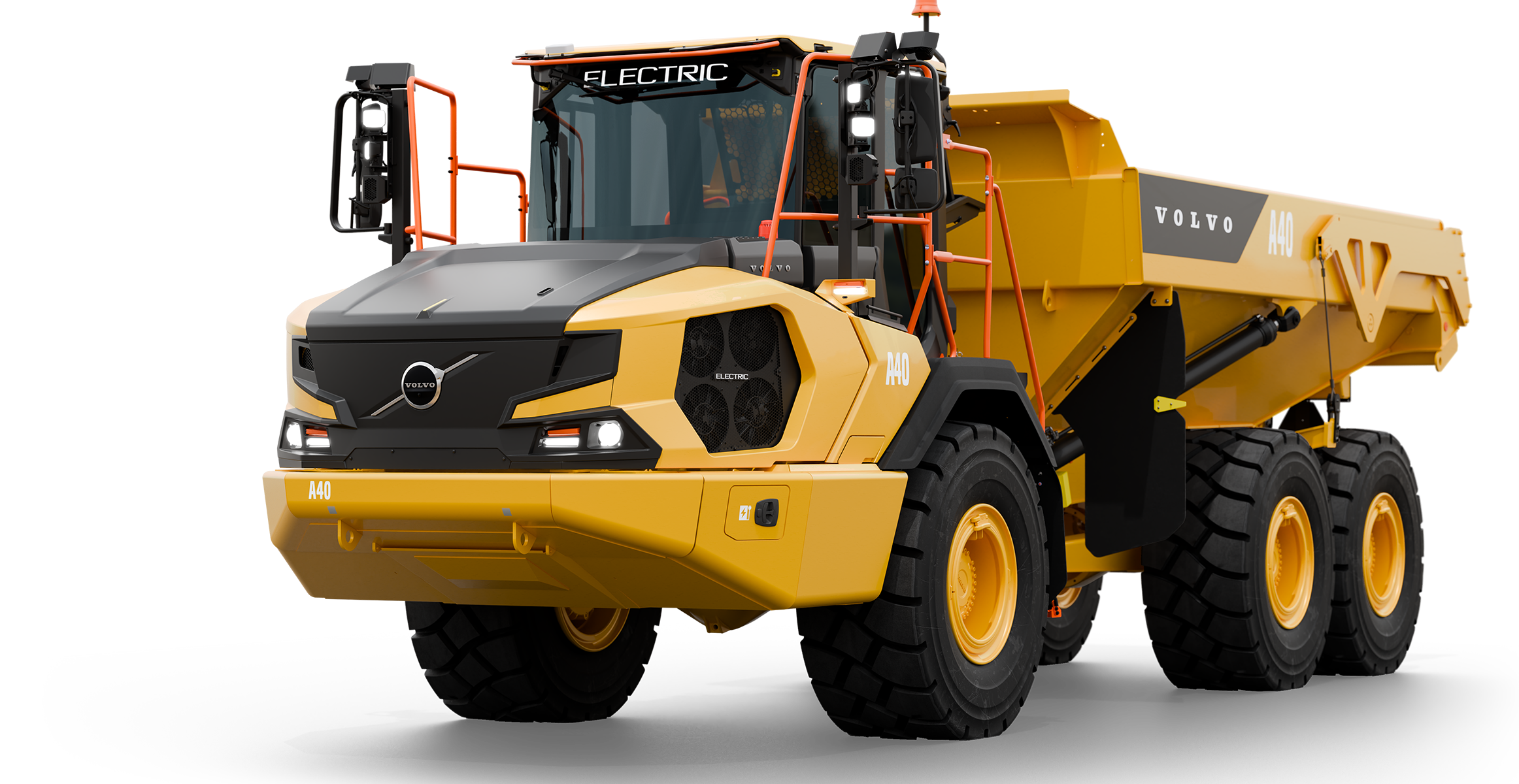 Volvo A30 Electric hauler.