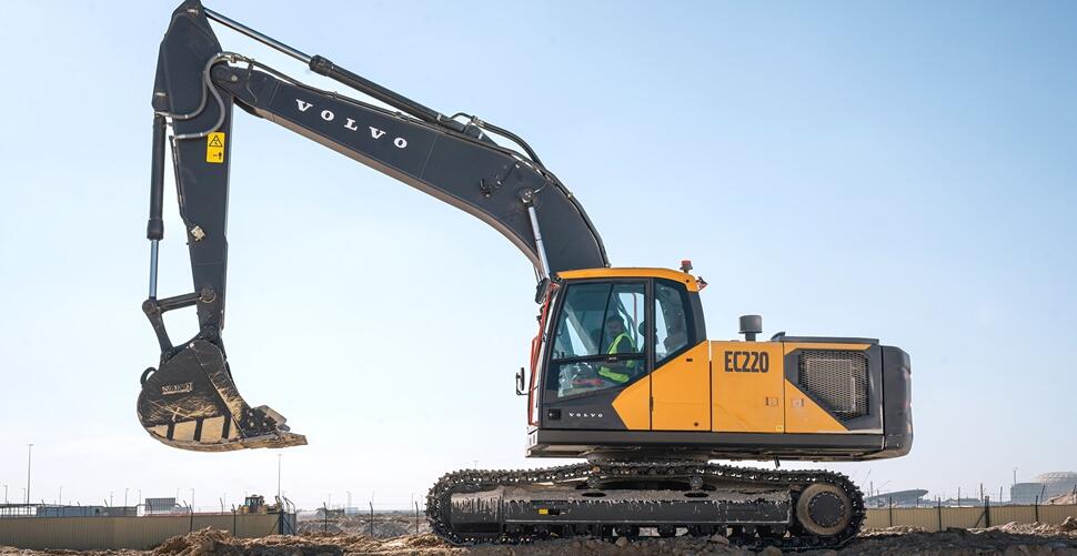 Volvo EC220 excavator