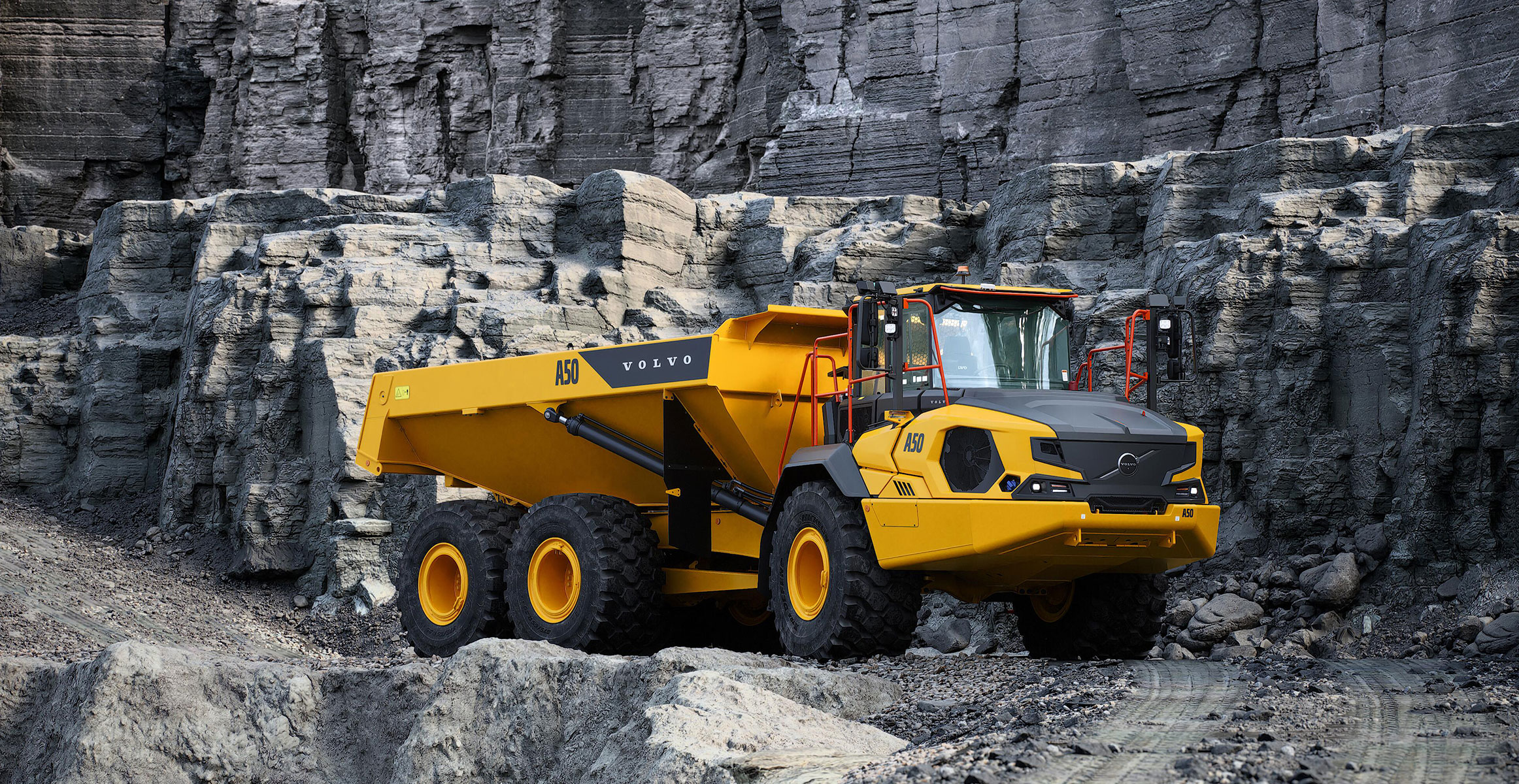 Volvo A50 articulated hauler