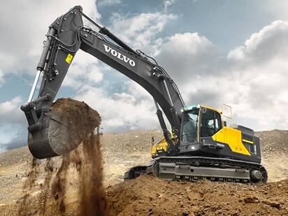 volvo attachment excavator