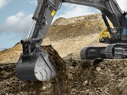 outil Volvo - pelle hydraulique excav