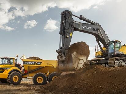 volvo attachment excavator excav
