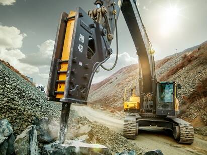 volvo attachment excavator excav