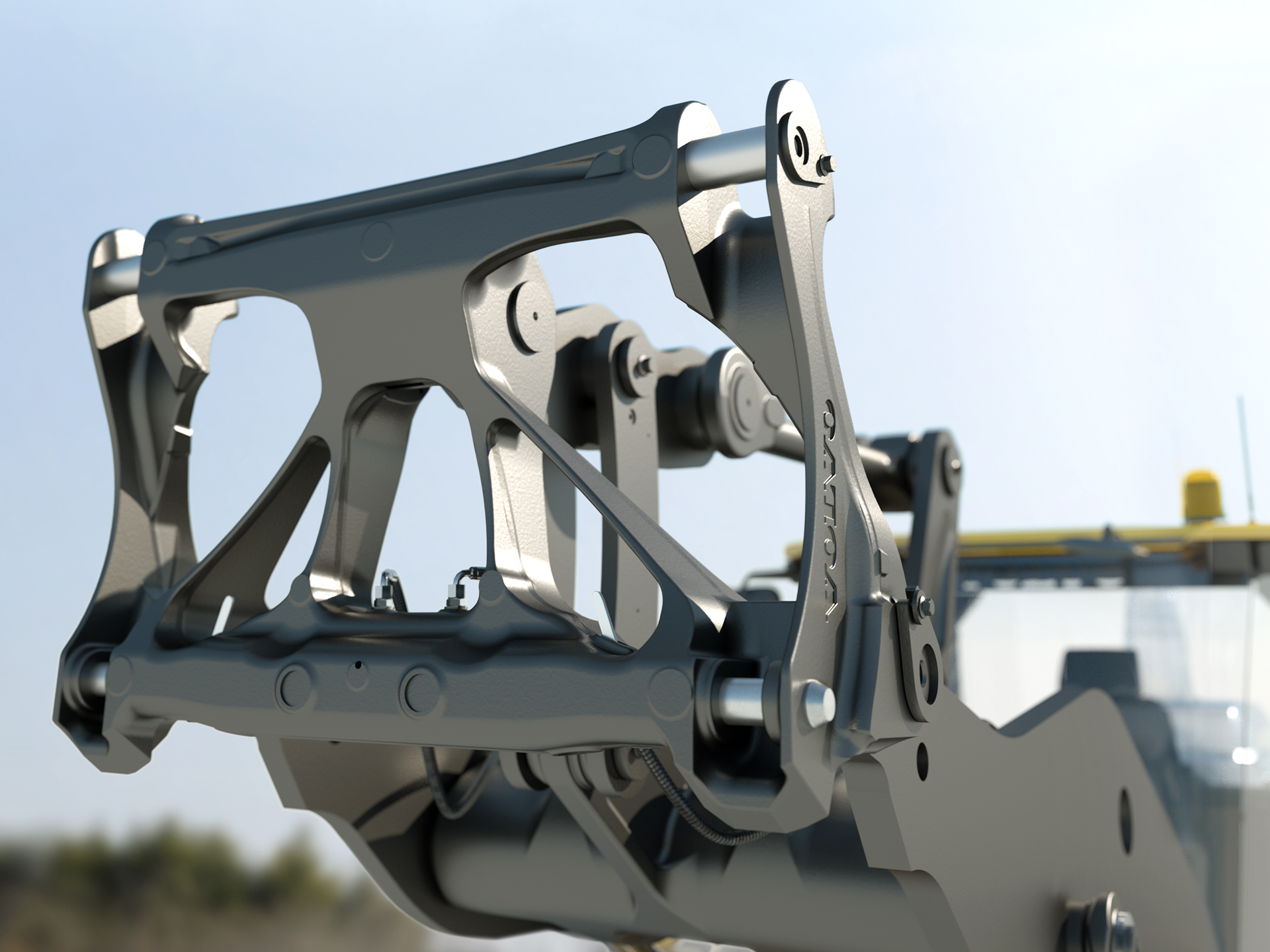 Gear Operated Loading Bracket Attachment Brackets