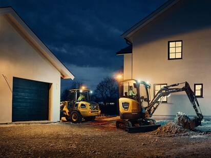 Volvo L25 Electric og ECR25 Electric. Batteridrevne elektriske anlægsmaskiner med nul udledninger.