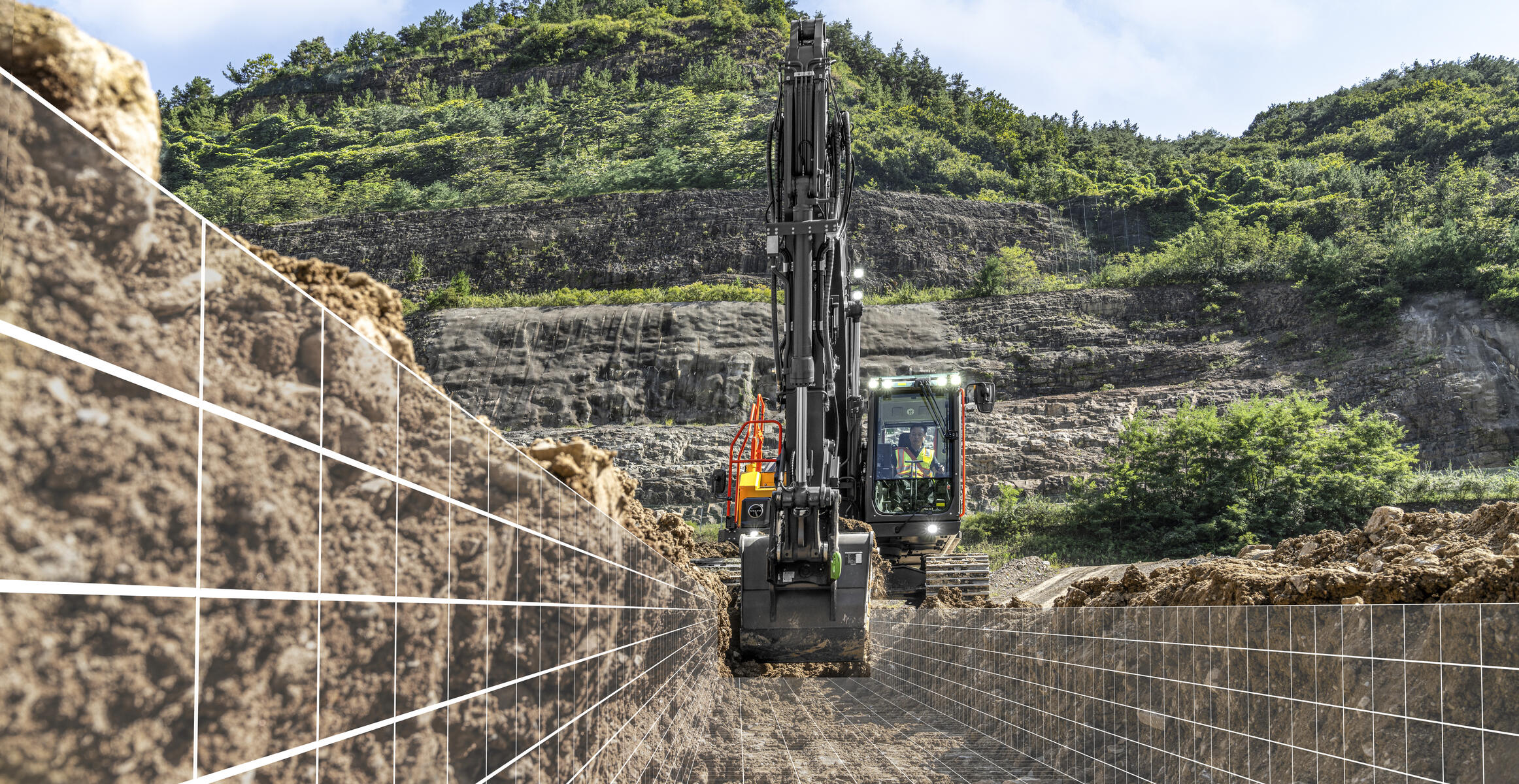 Volvo Dig Assist 3D support.