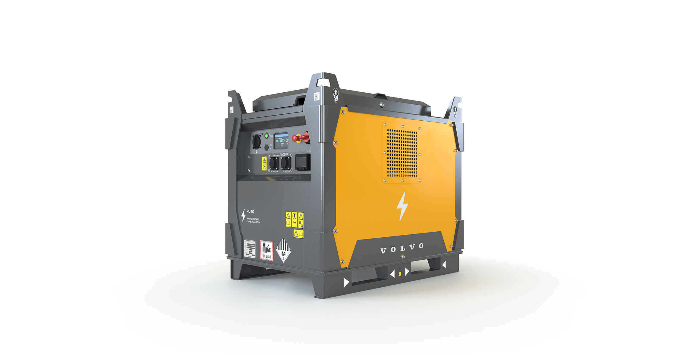 Volvo PU40 mobile charging unit.