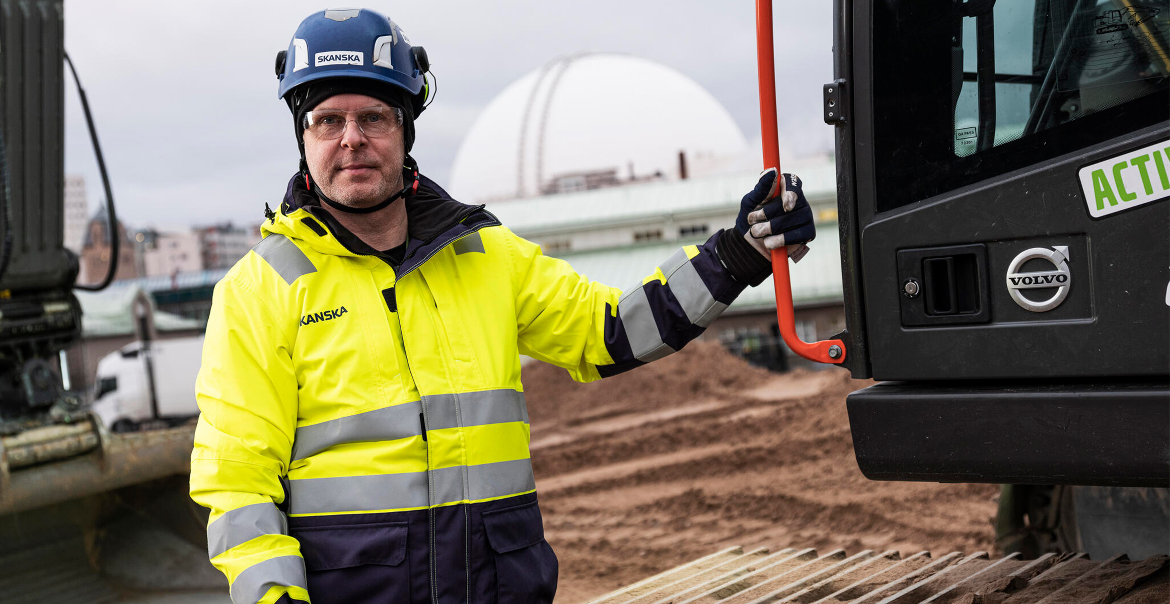 Electric excavators are perfekt for working in urban environments