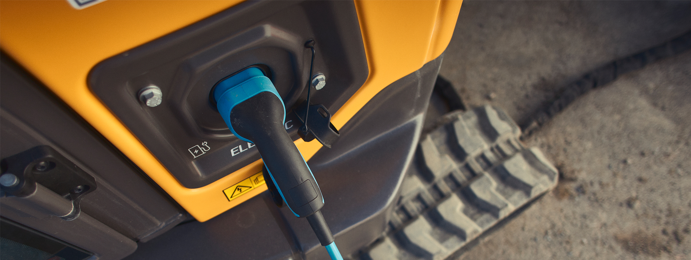 Charging construction equipment