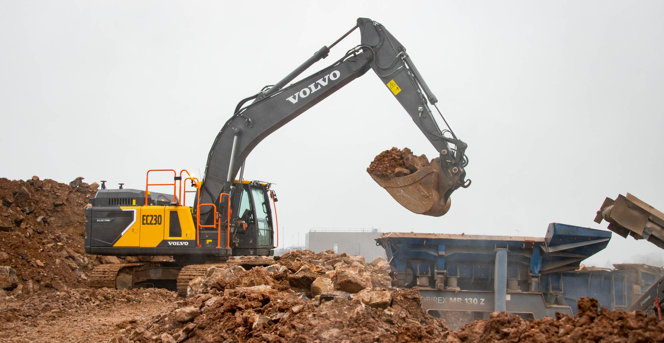 Electric construction on Bristol airport