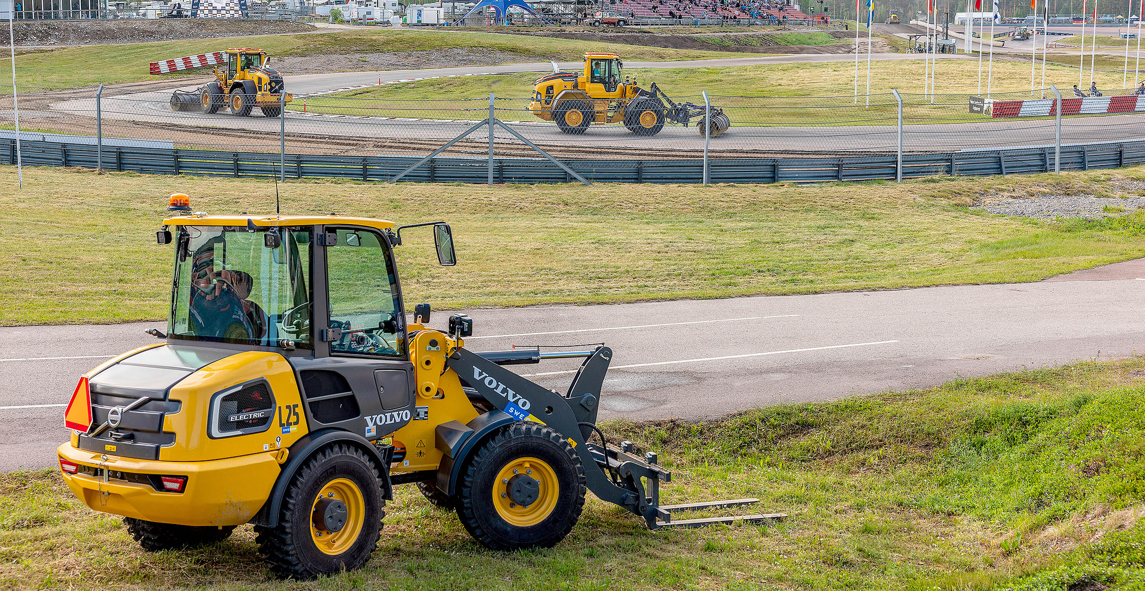 Electric construction with World RX