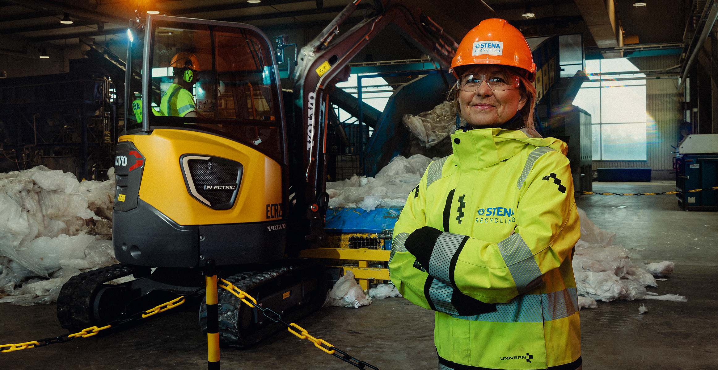 Carbon reduction at Stena recycling thanks to electric machine
