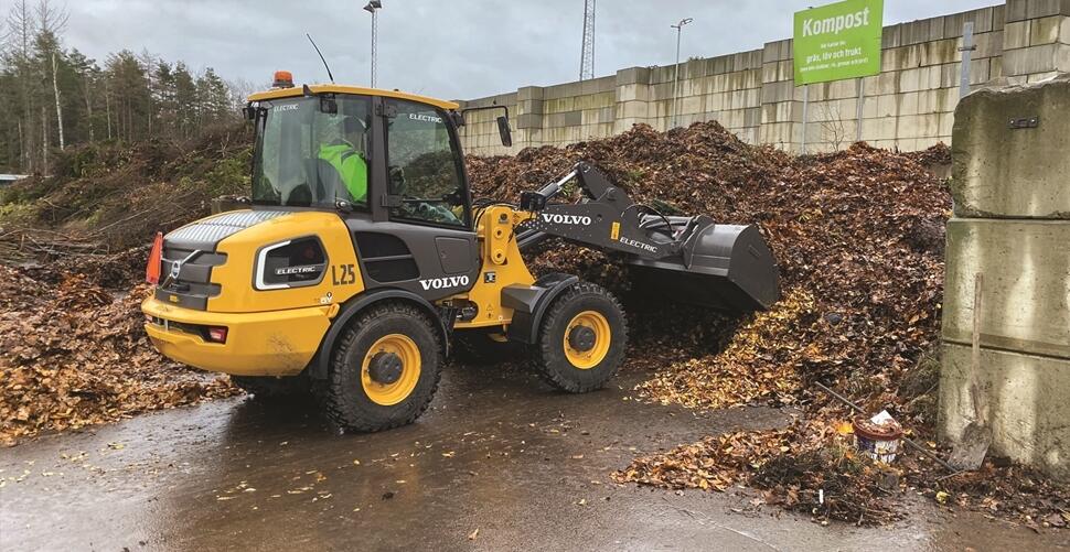 Carbon savings with electric construction equipment