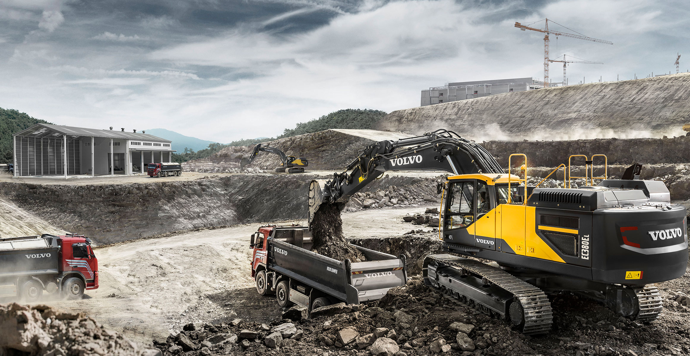 Volvo EC380E is a heavy hitter in tough conditions