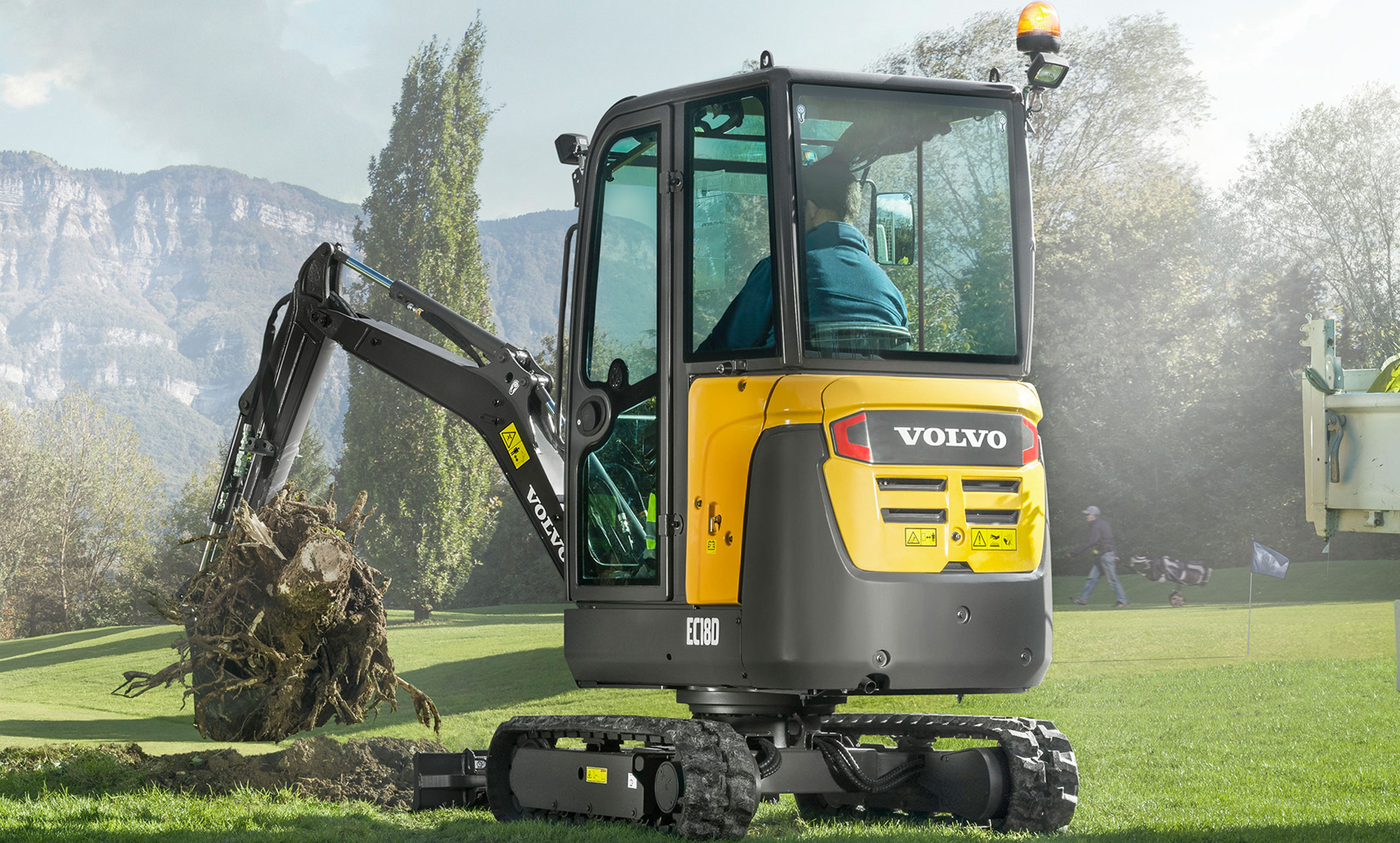 Volvo 1.5-2t excavators pack a mighty punch