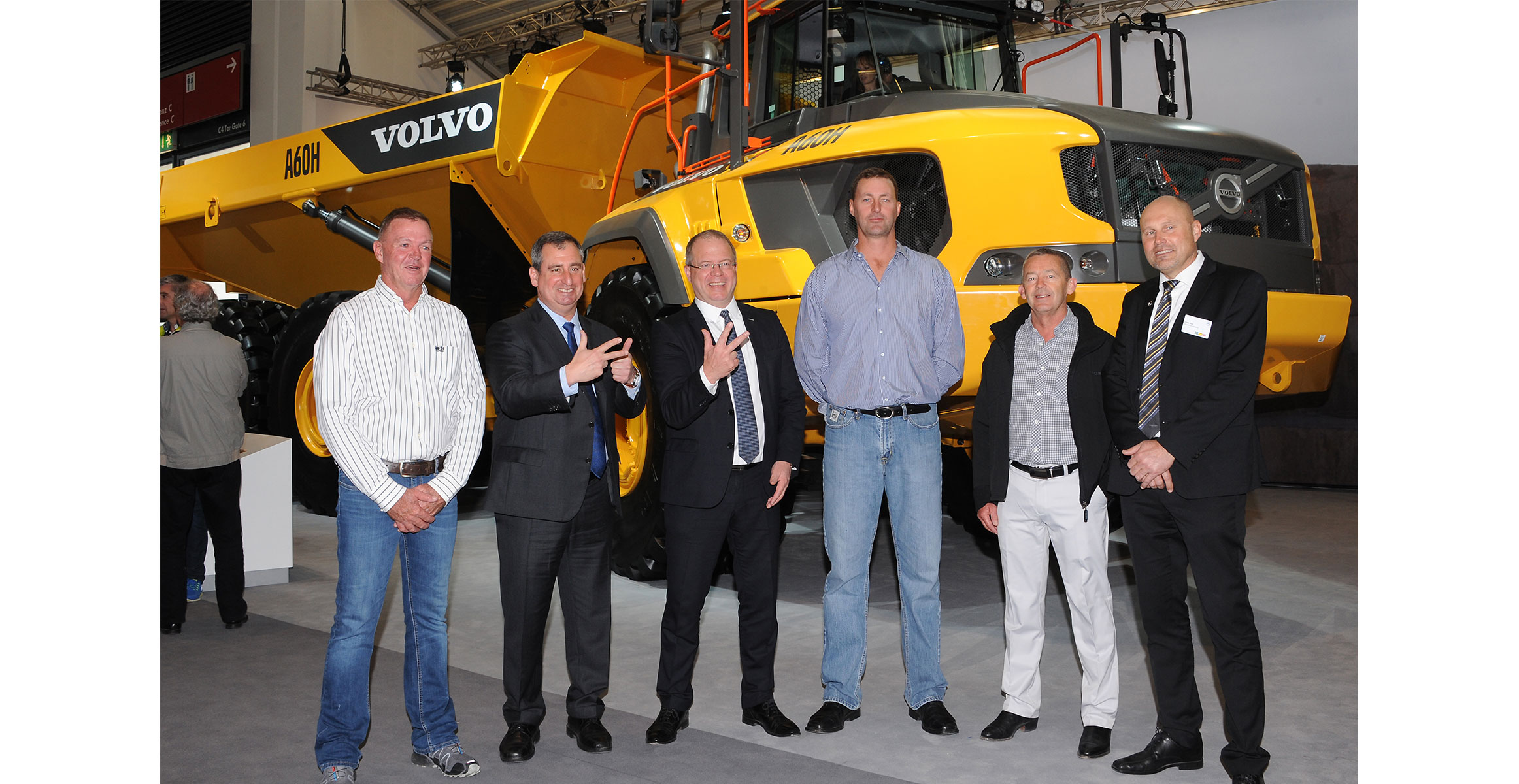 First Volvo A60H haulers sold at Bauma