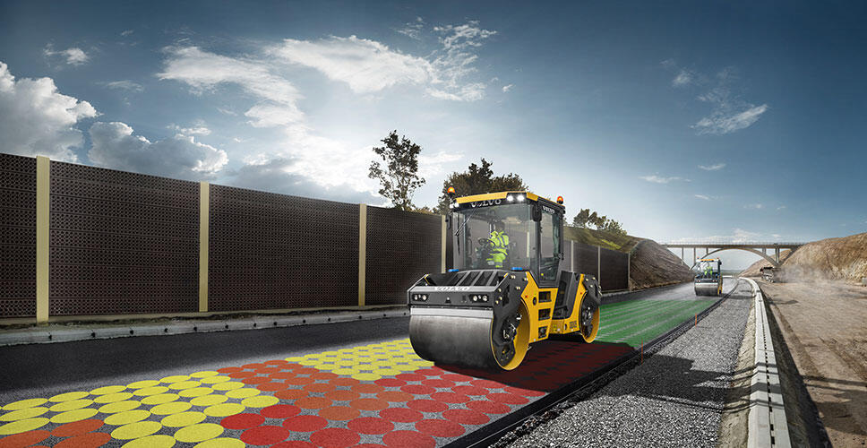 Volvo offers Compact Assist with real-time asphalt density calculation