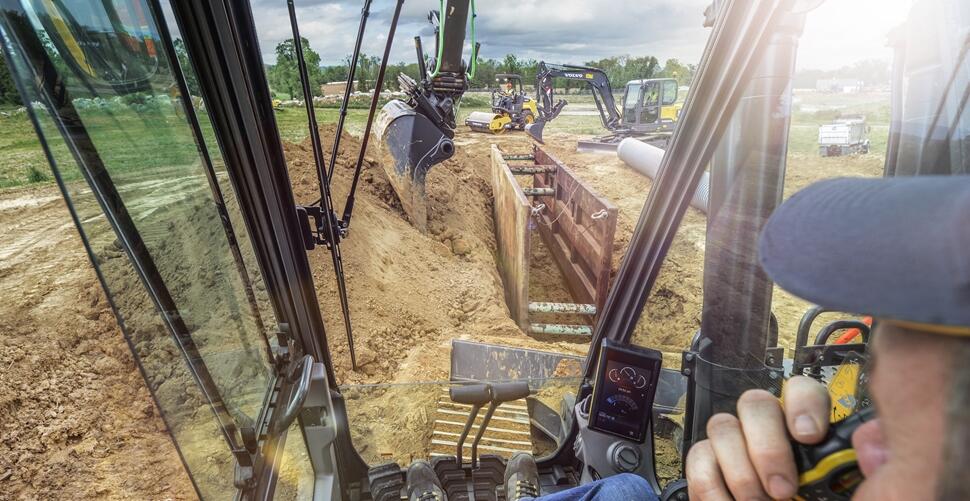 Utilizzare la modalità di lavoro sbagliata (escavatori)